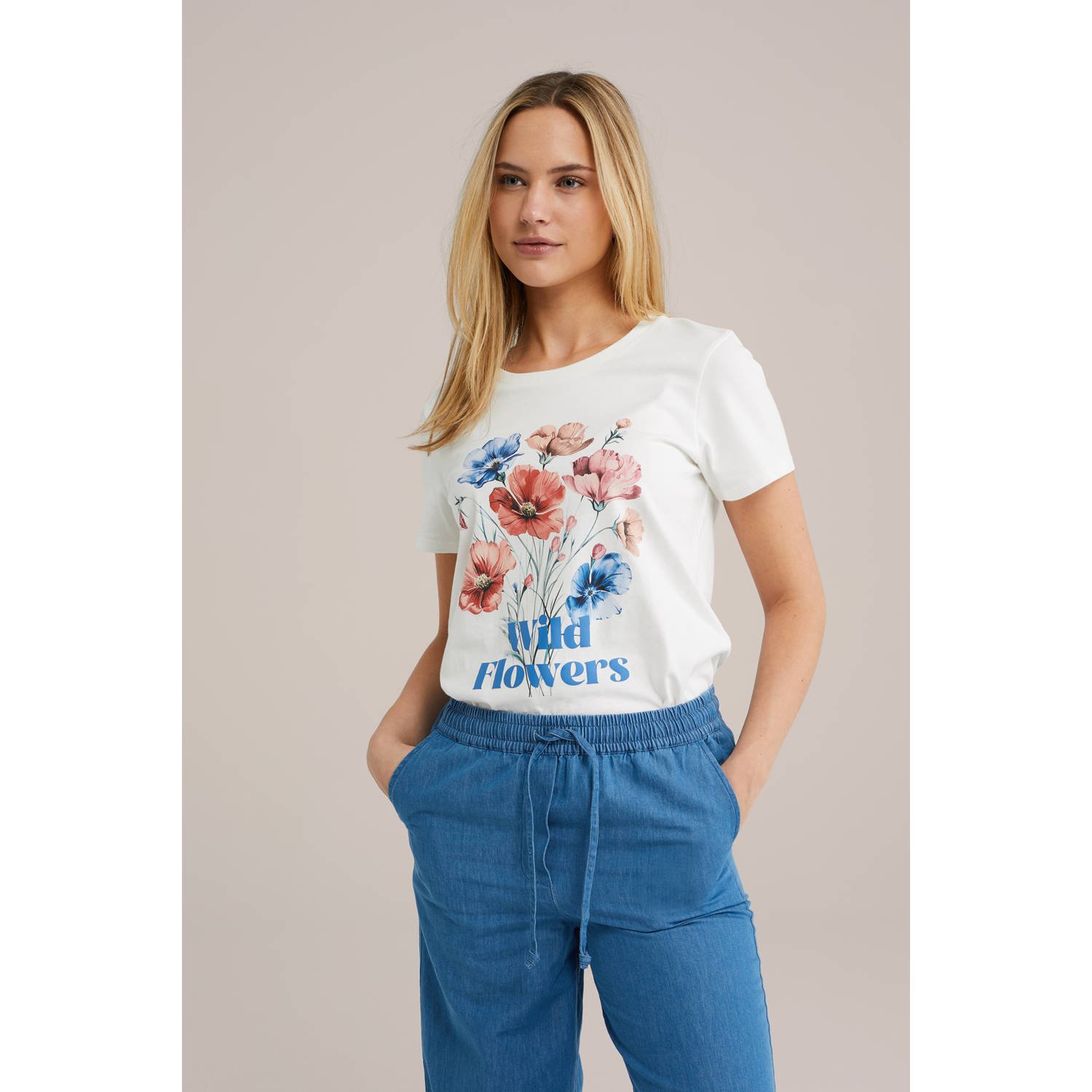 WE Fashion T-shirt wit