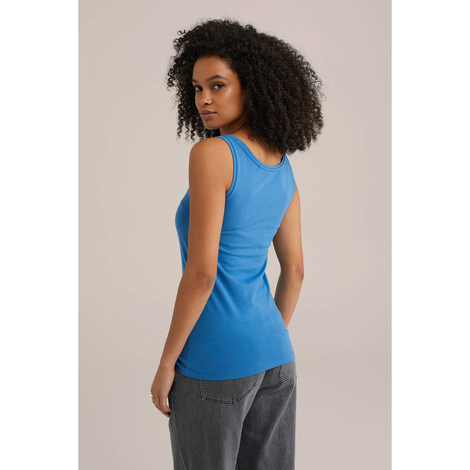 WE Fashion WE Fundamentals singlet blauw