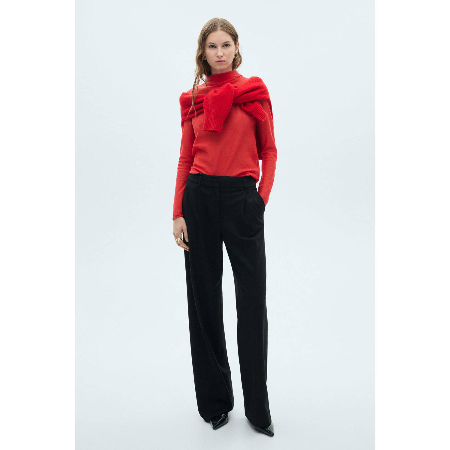 Mango pullover rood