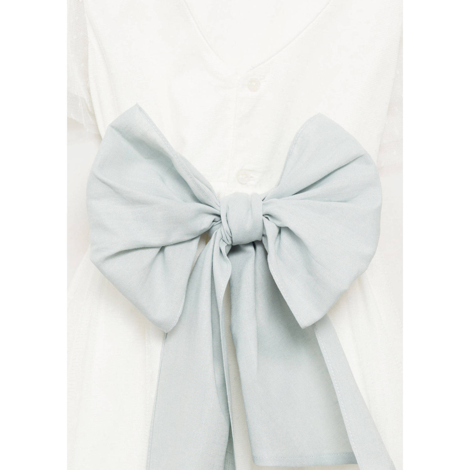 Mango Kids maxi jurk wit