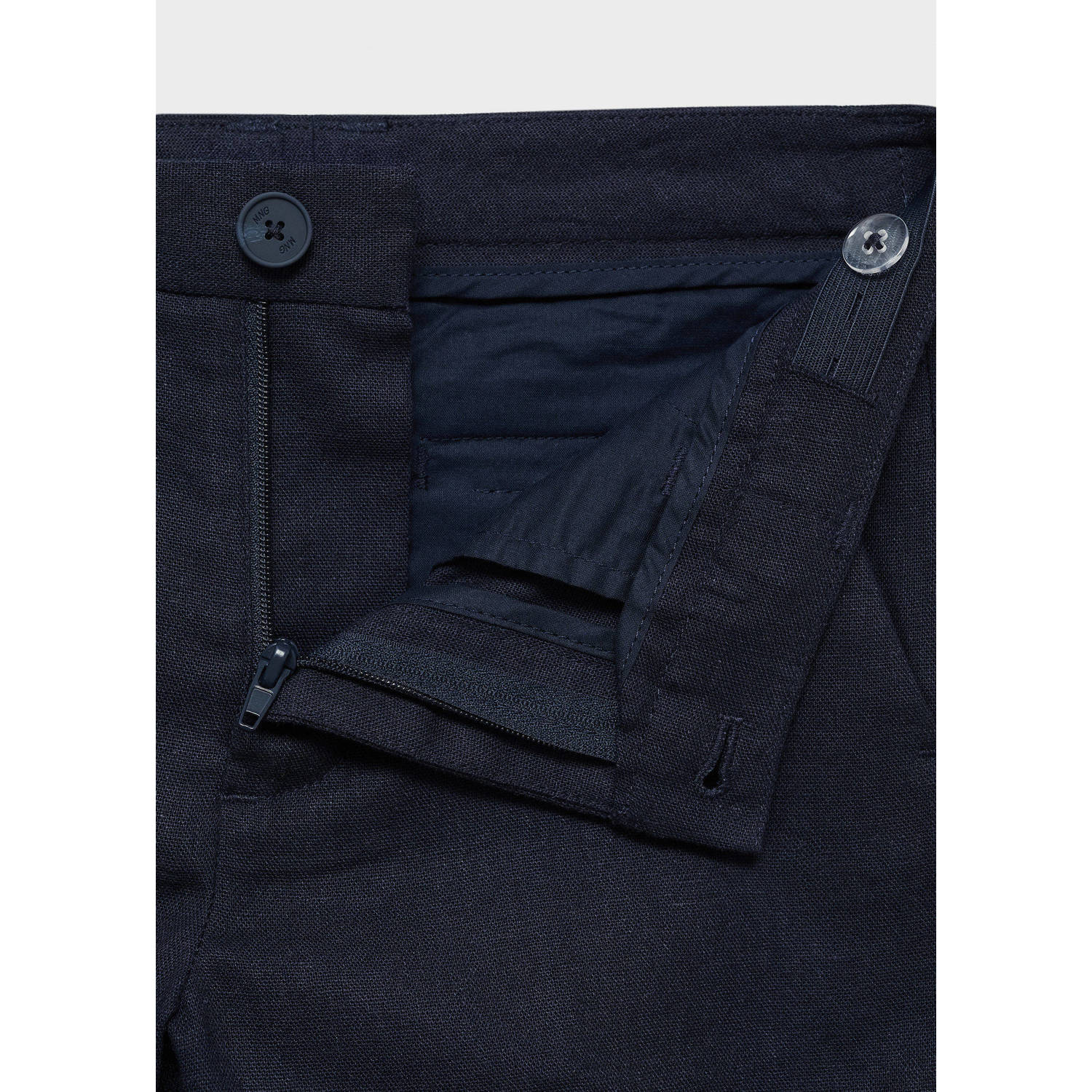 Mango Kids regular pantalon marine