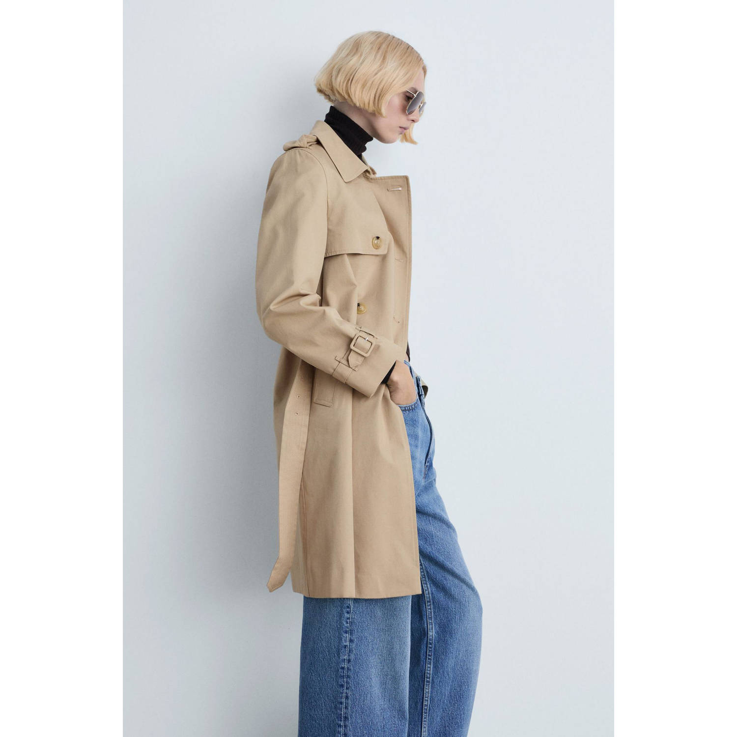 Mango trenchcoat beige