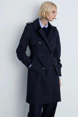 trenchcoat donkerblauw