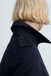 thumbnail: Mango trenchcoat donkerblauw