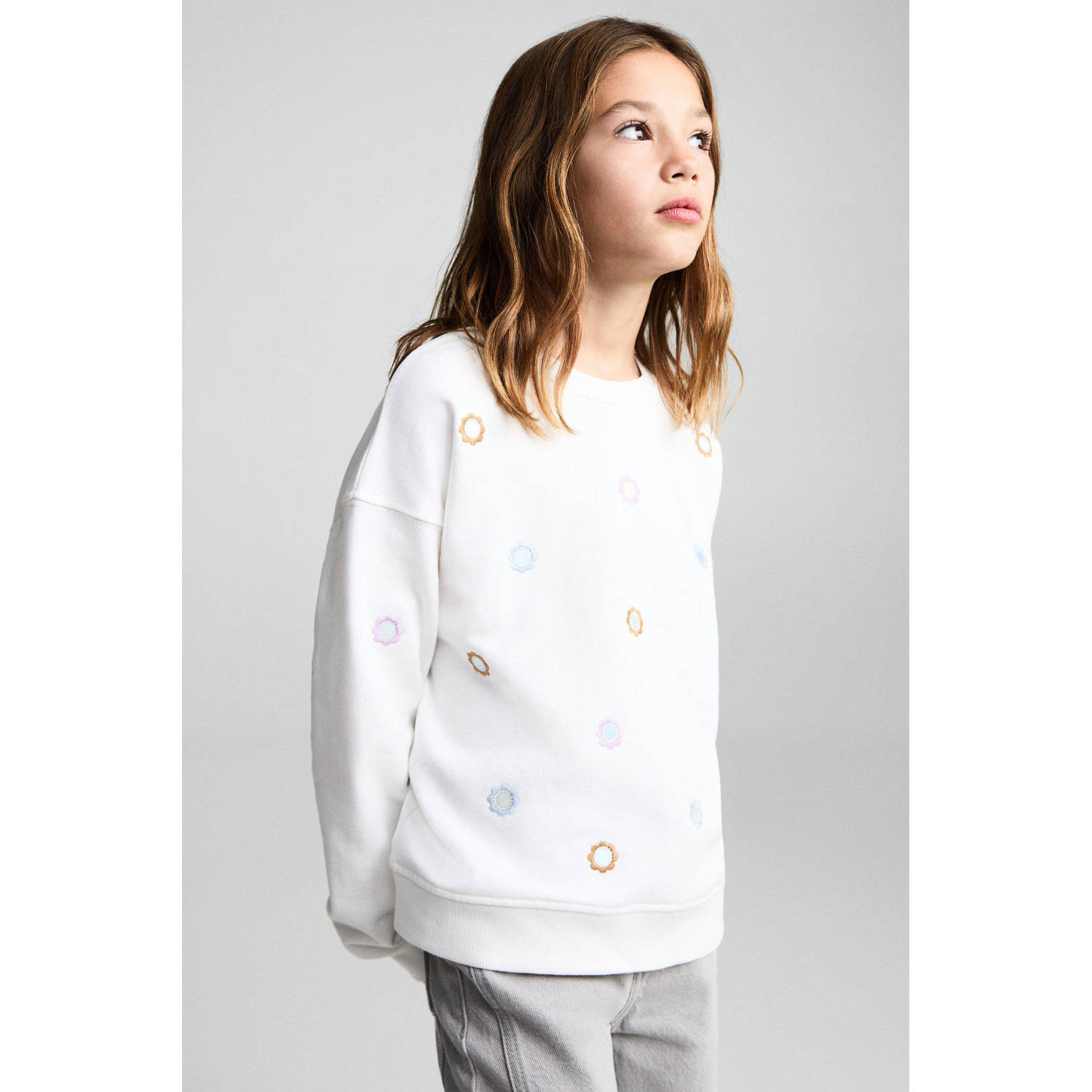 Mango Kids sweater wit