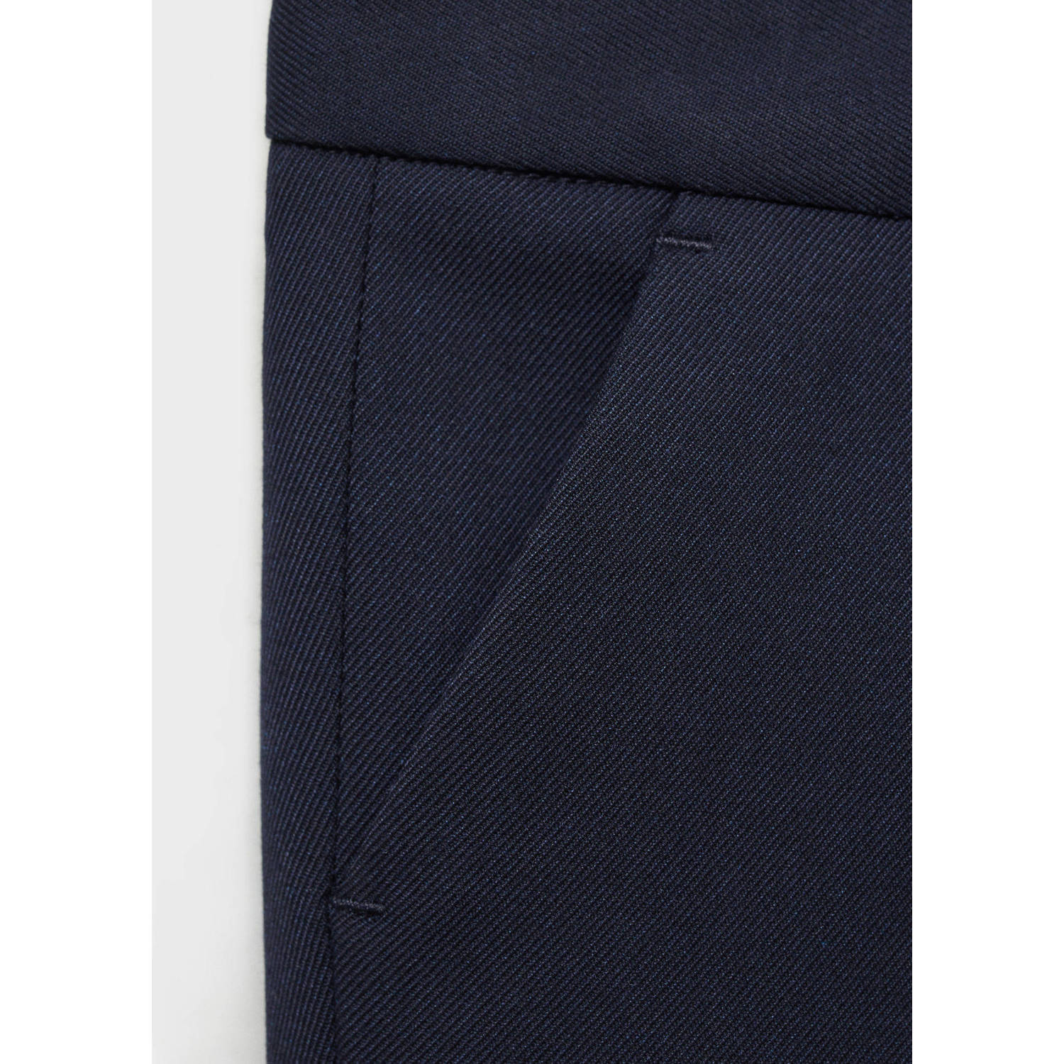 Mango Kids pantalon donkerblauw