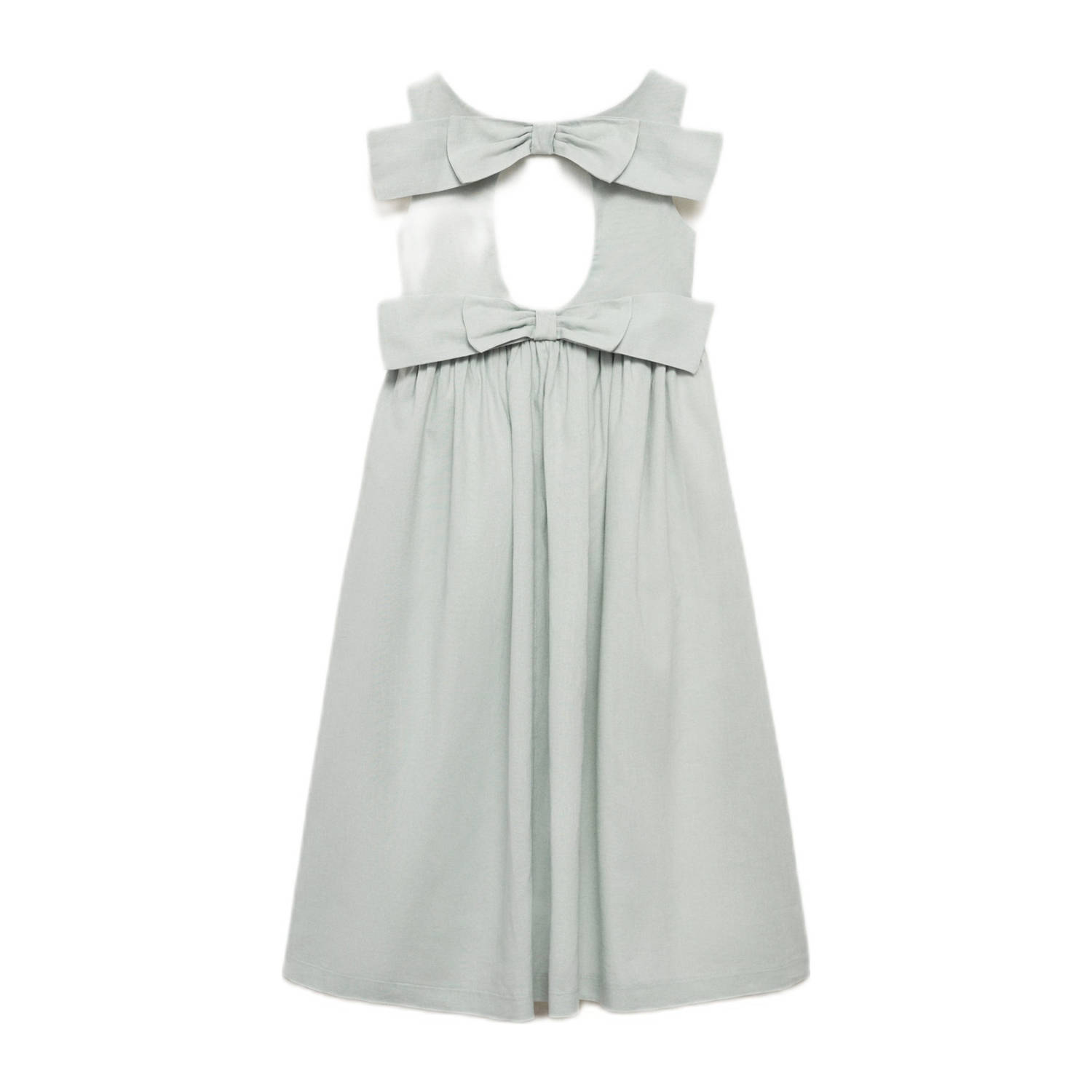 Mango Kids midi jurk blauw