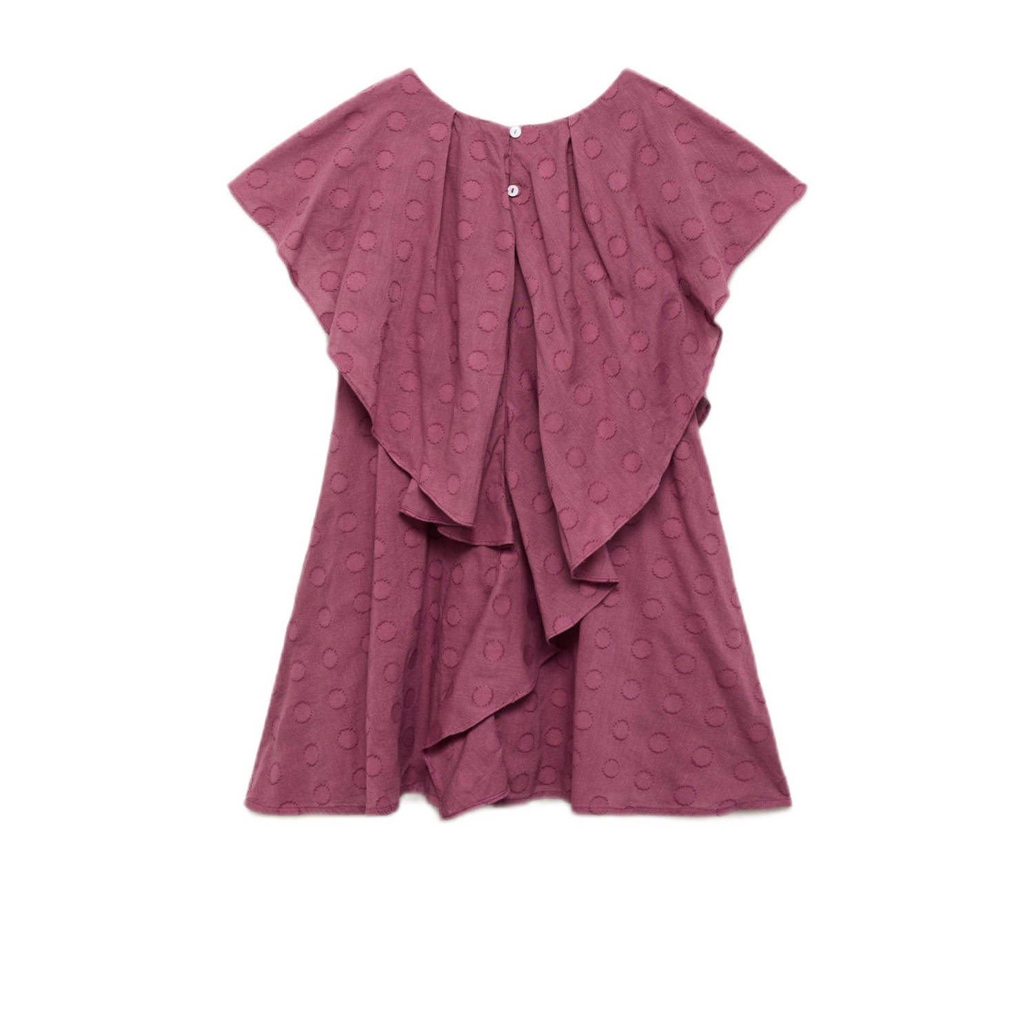 Mango Kids korte jurk paars