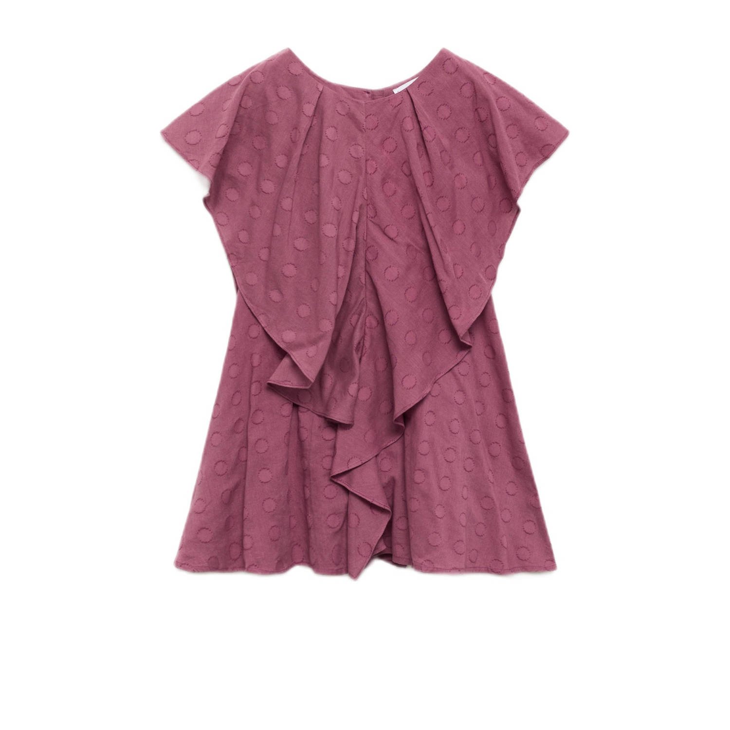 Mango Kids korte jurk paars