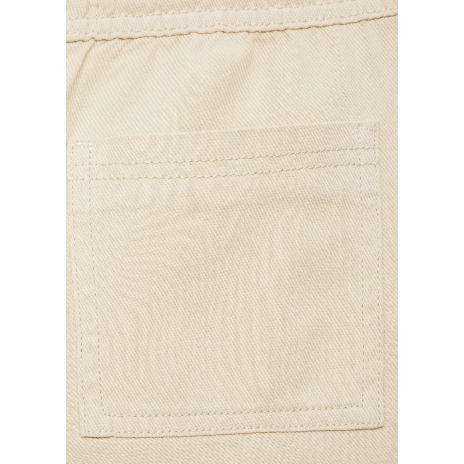 Mango Kids straight cargo broek zand