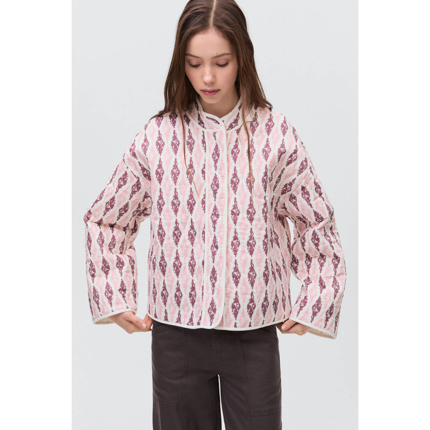 MANGO TEEN jasje voor binnen roze