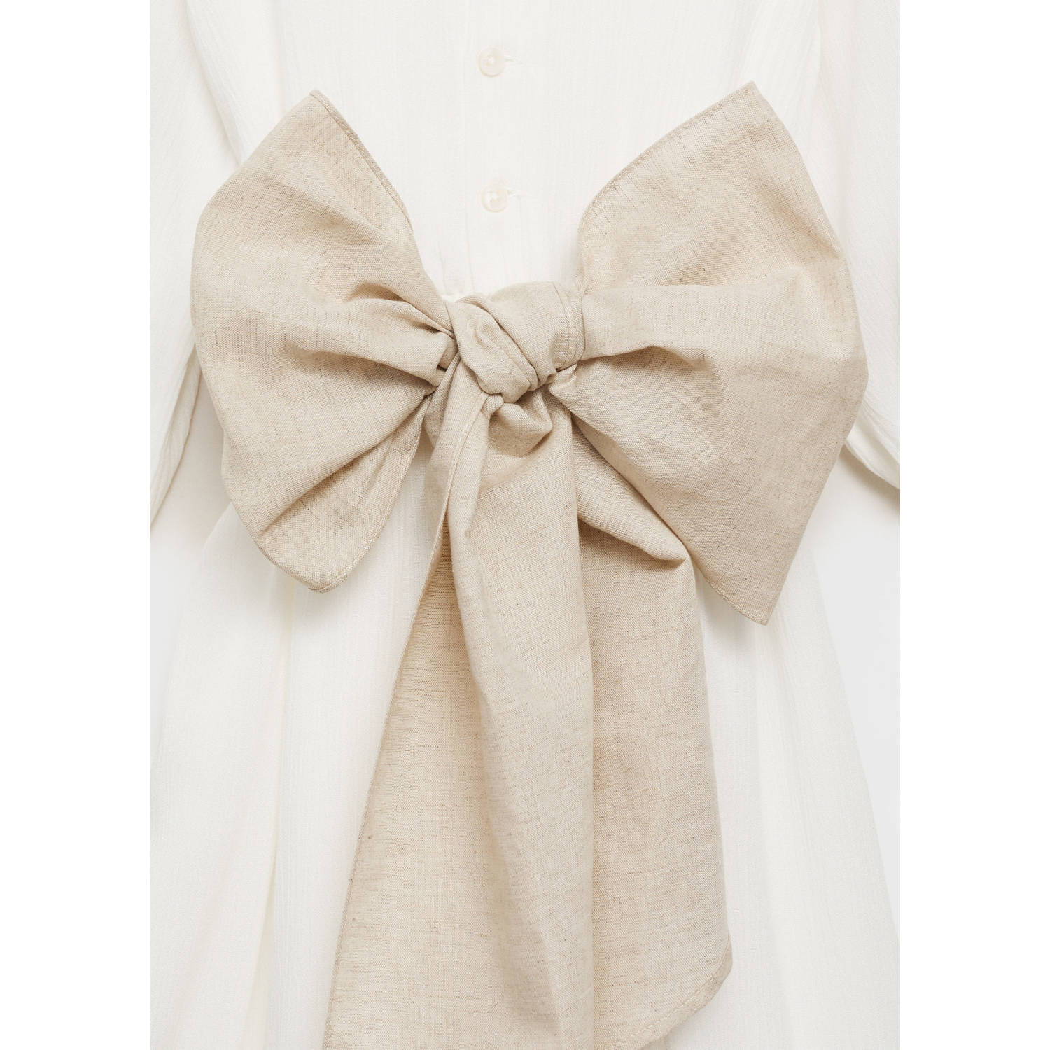 Mango Kids maxi jurk wit