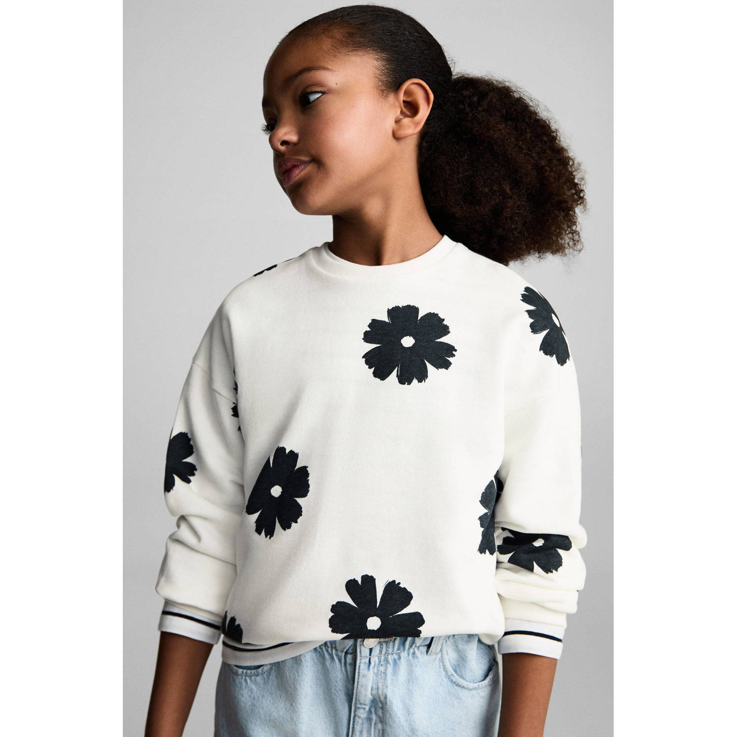 Mango Kids sweater wit