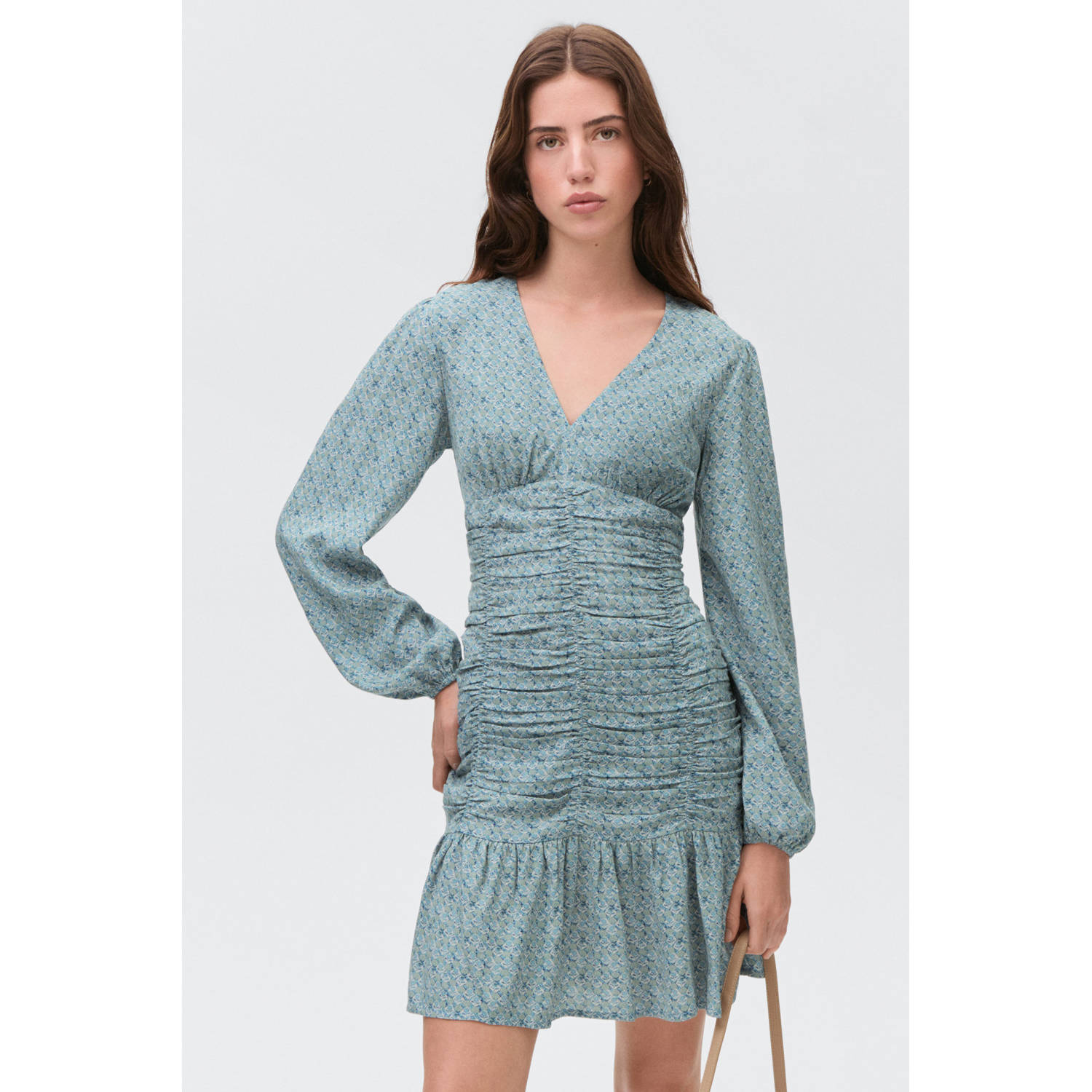 MANGO TEEN korte jurk blauw