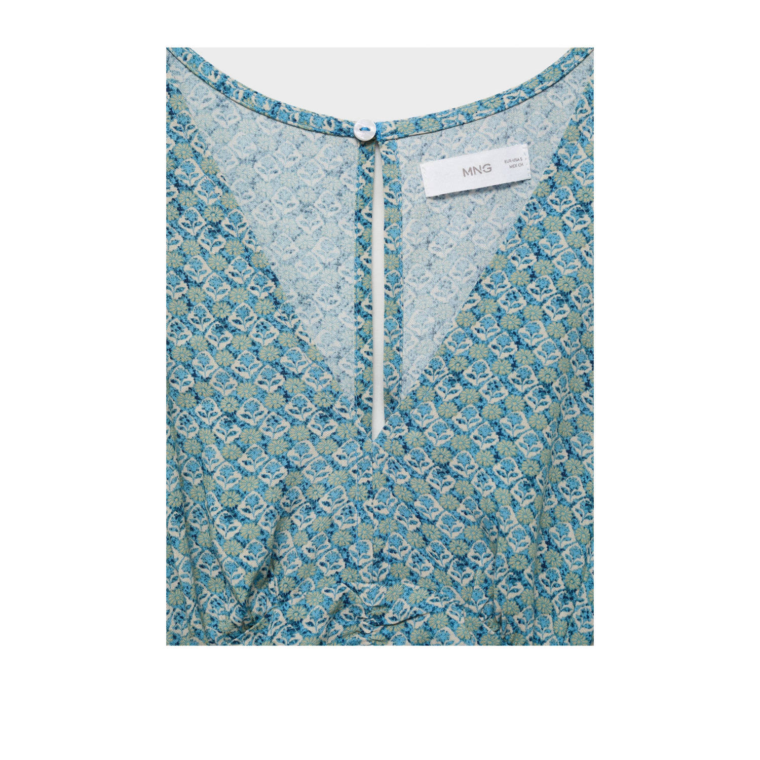 MANGO TEEN korte jurk blauw