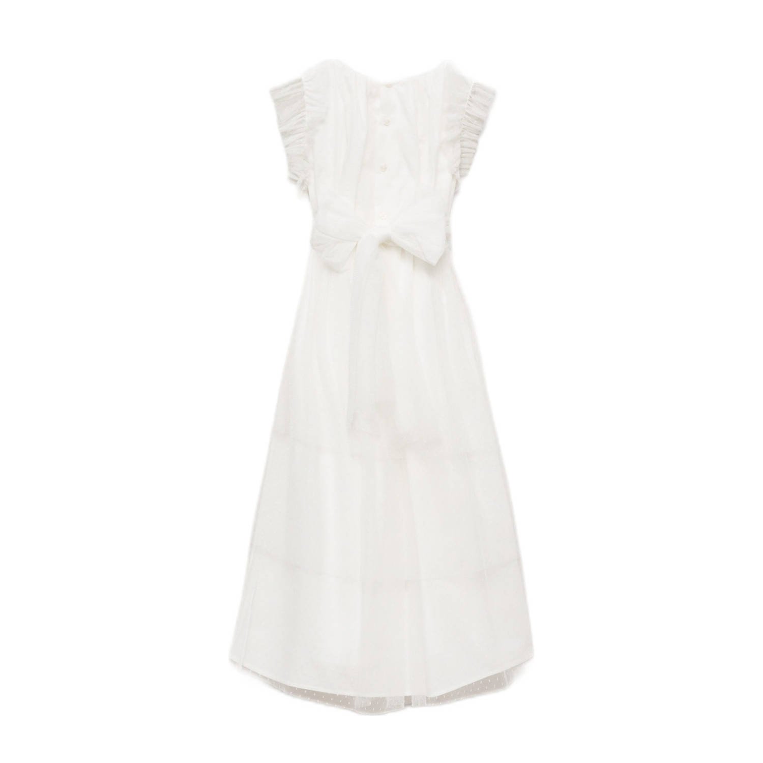 Mango Kids maxi jurk wit