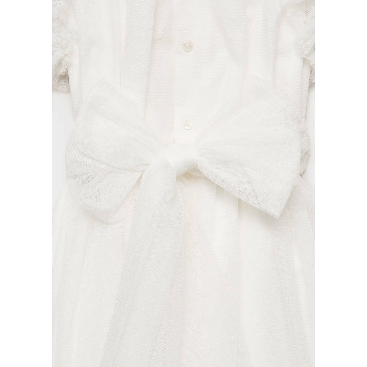Mango Kids maxi jurk wit
