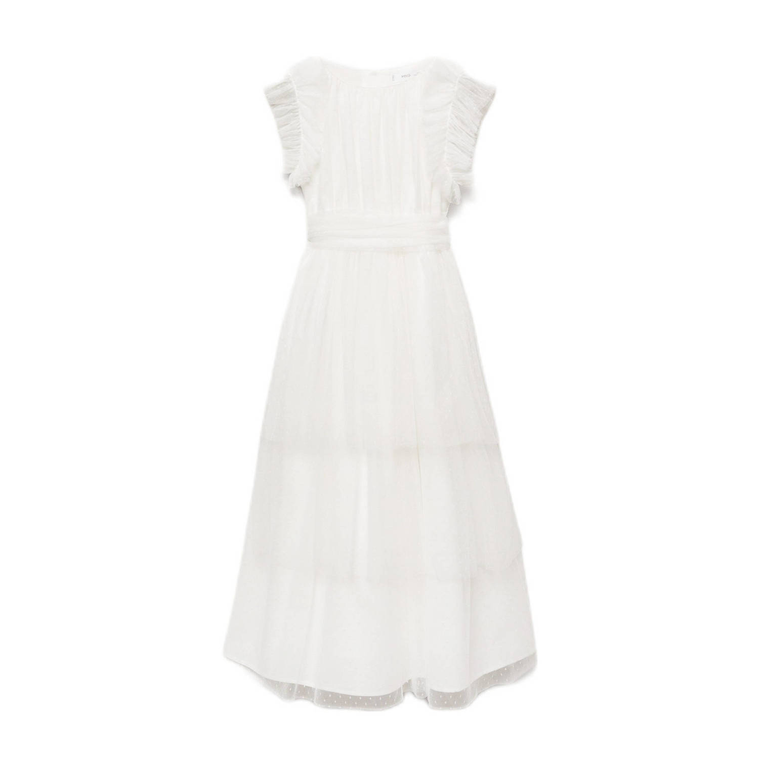 Mango Kids maxi jurk wit