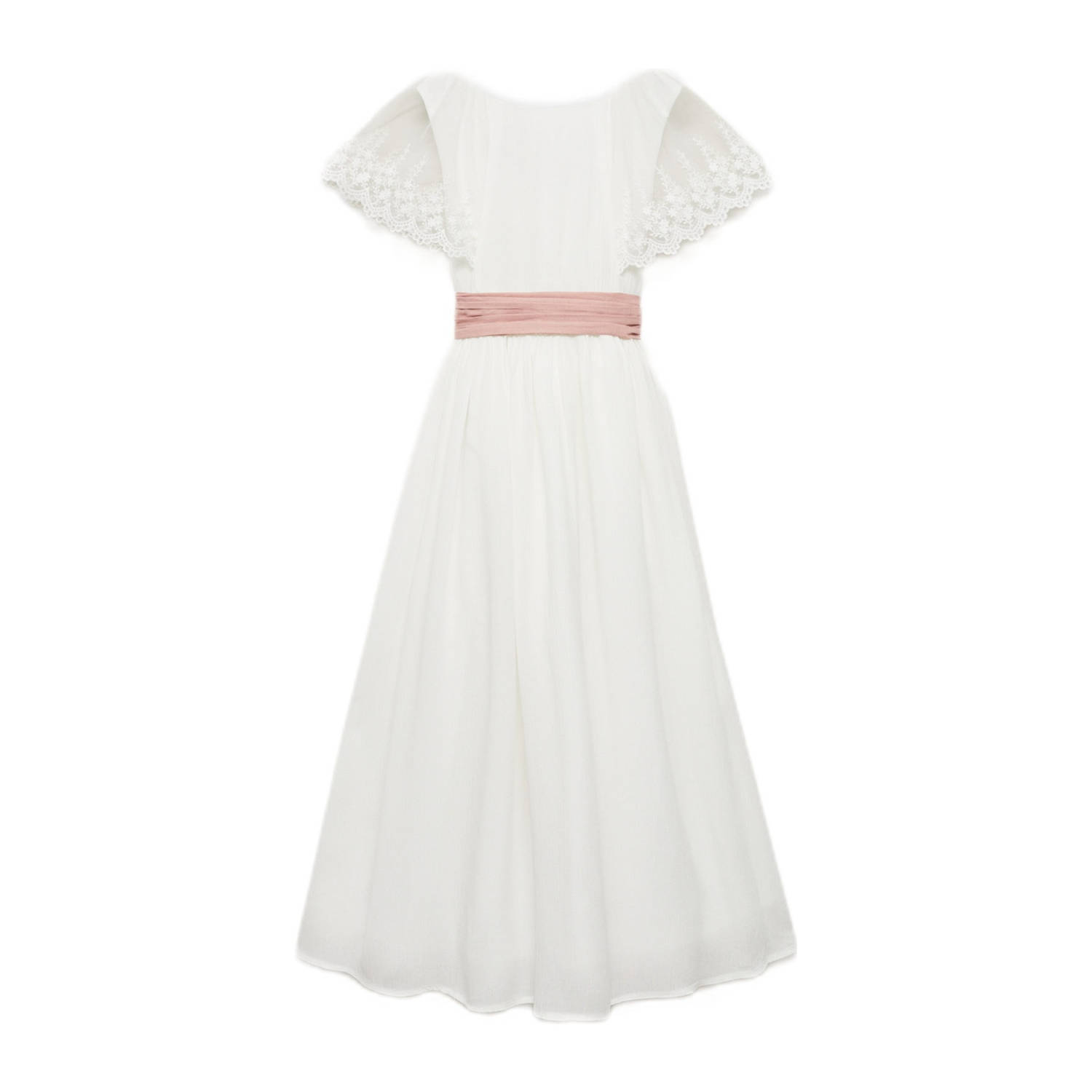 Mango Kids maxi jurk wit