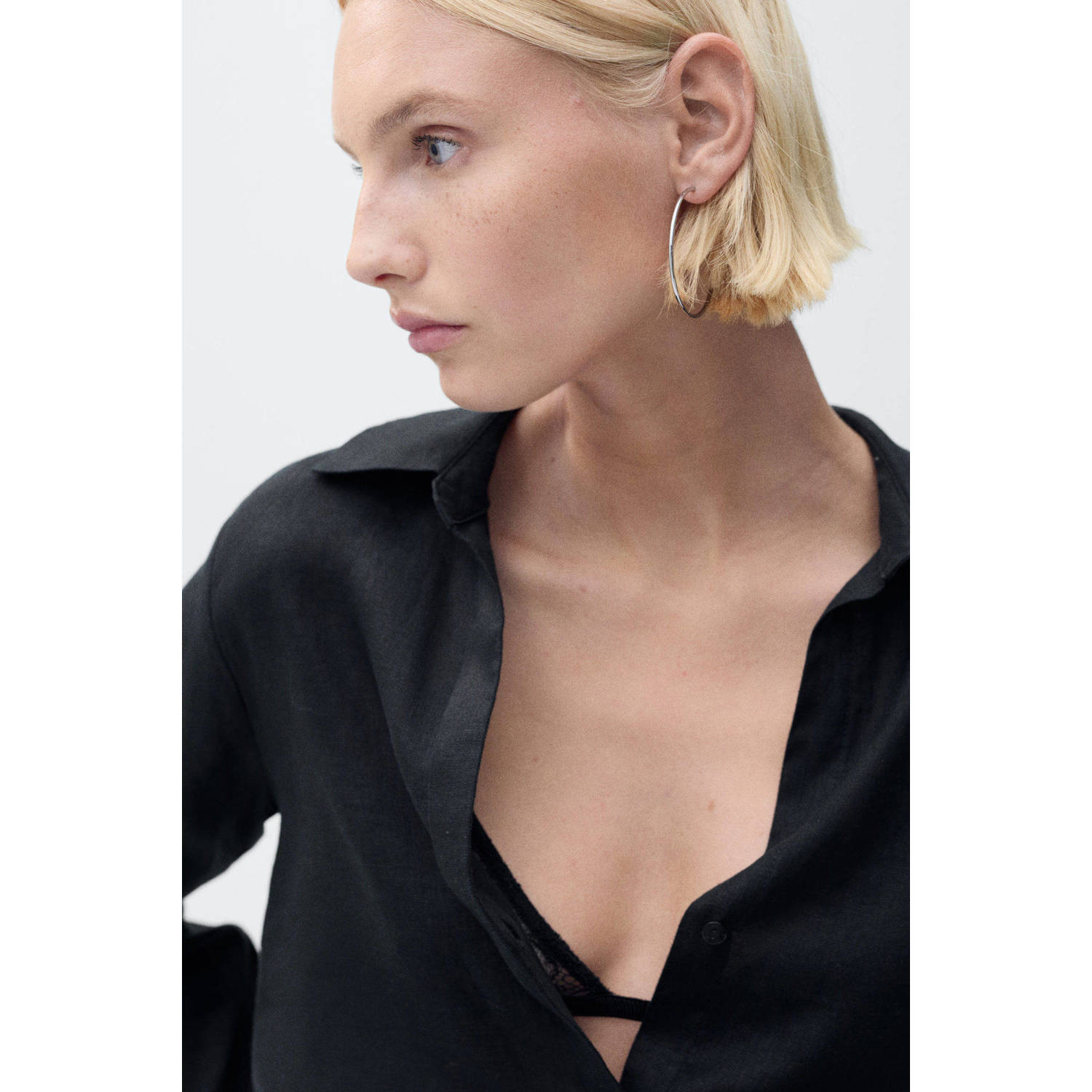 Mango blouse zwart