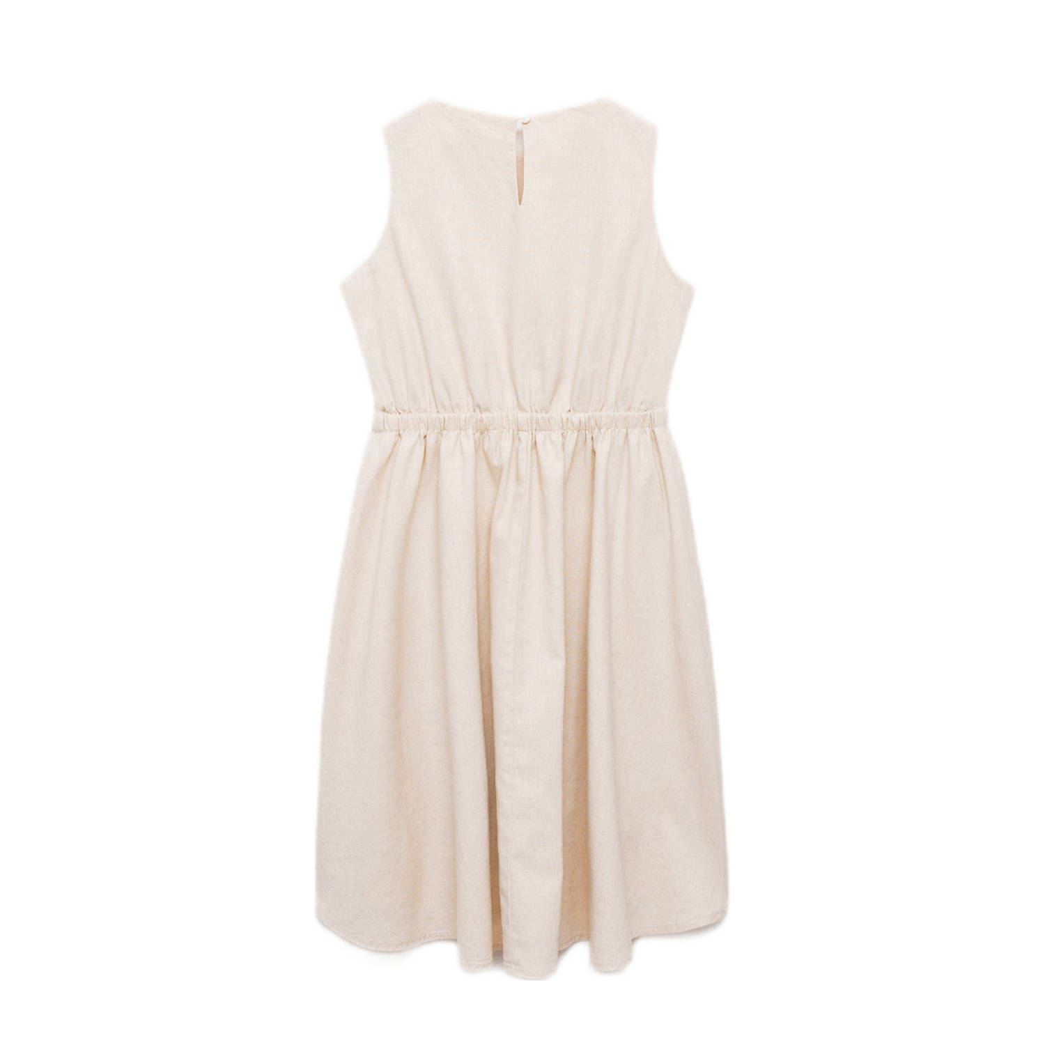 Mango Kids zomerjurk beige