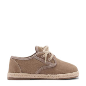   suède veterschoenen bruin