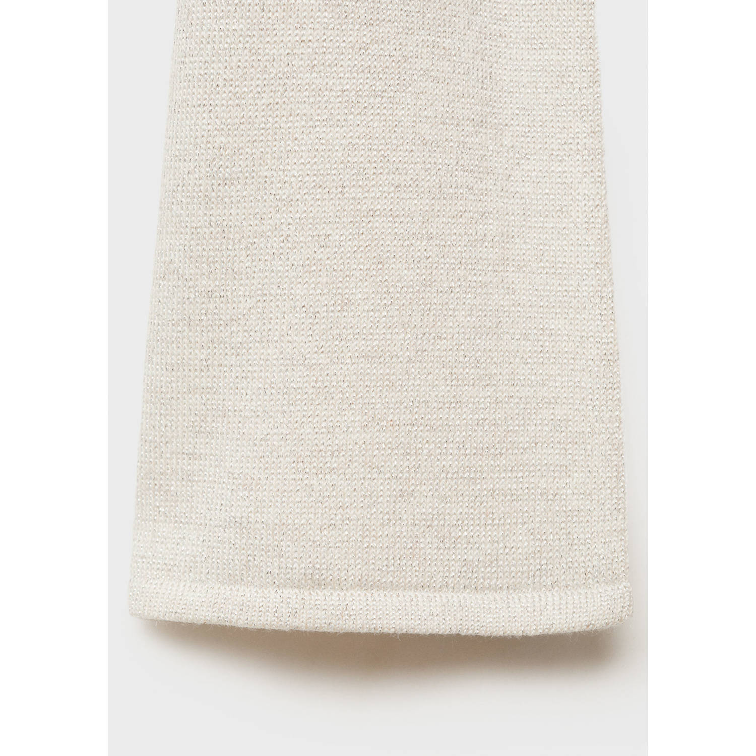 Mango Kids vest beige fijn gebreid