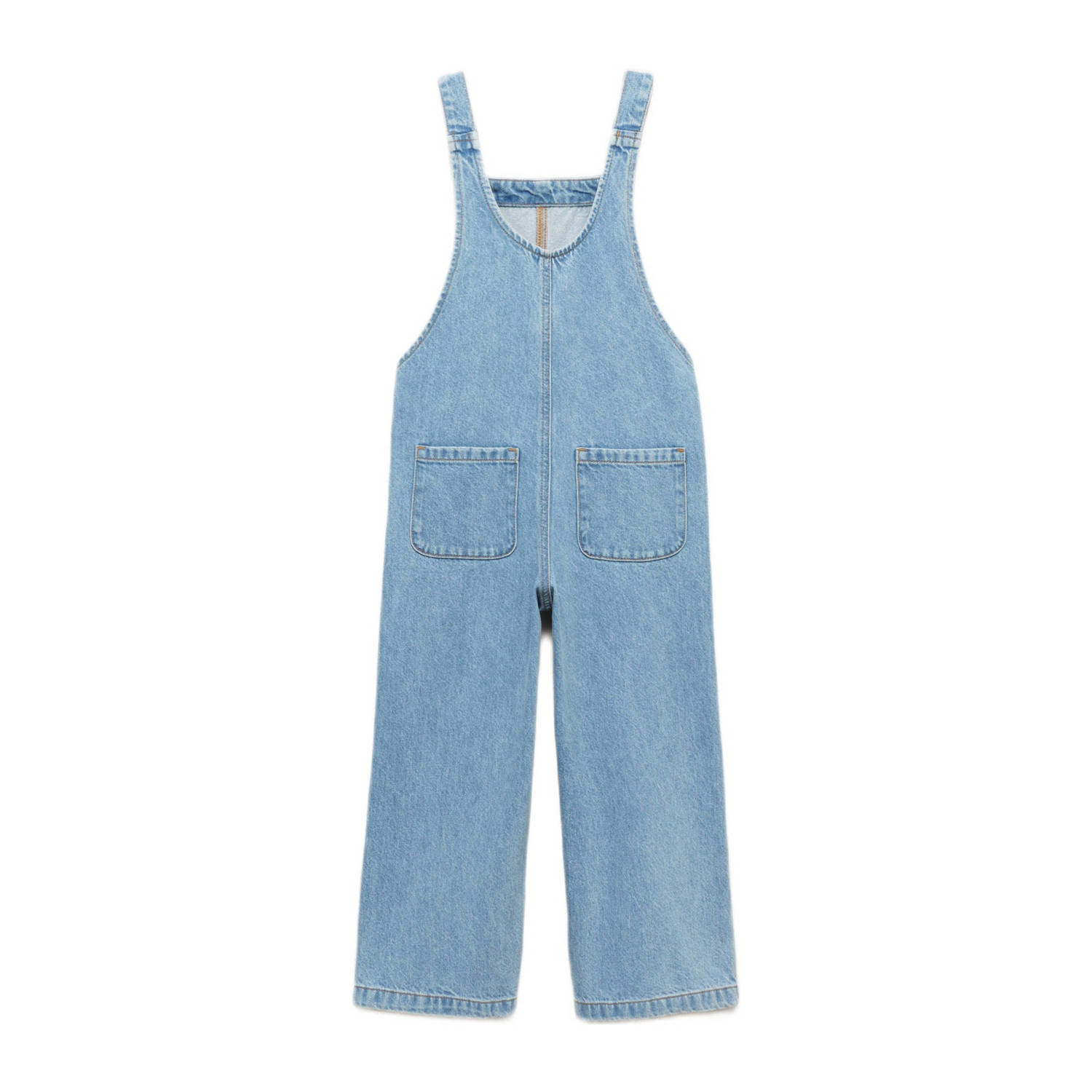 Mango Kids tuinbroek light blue denim