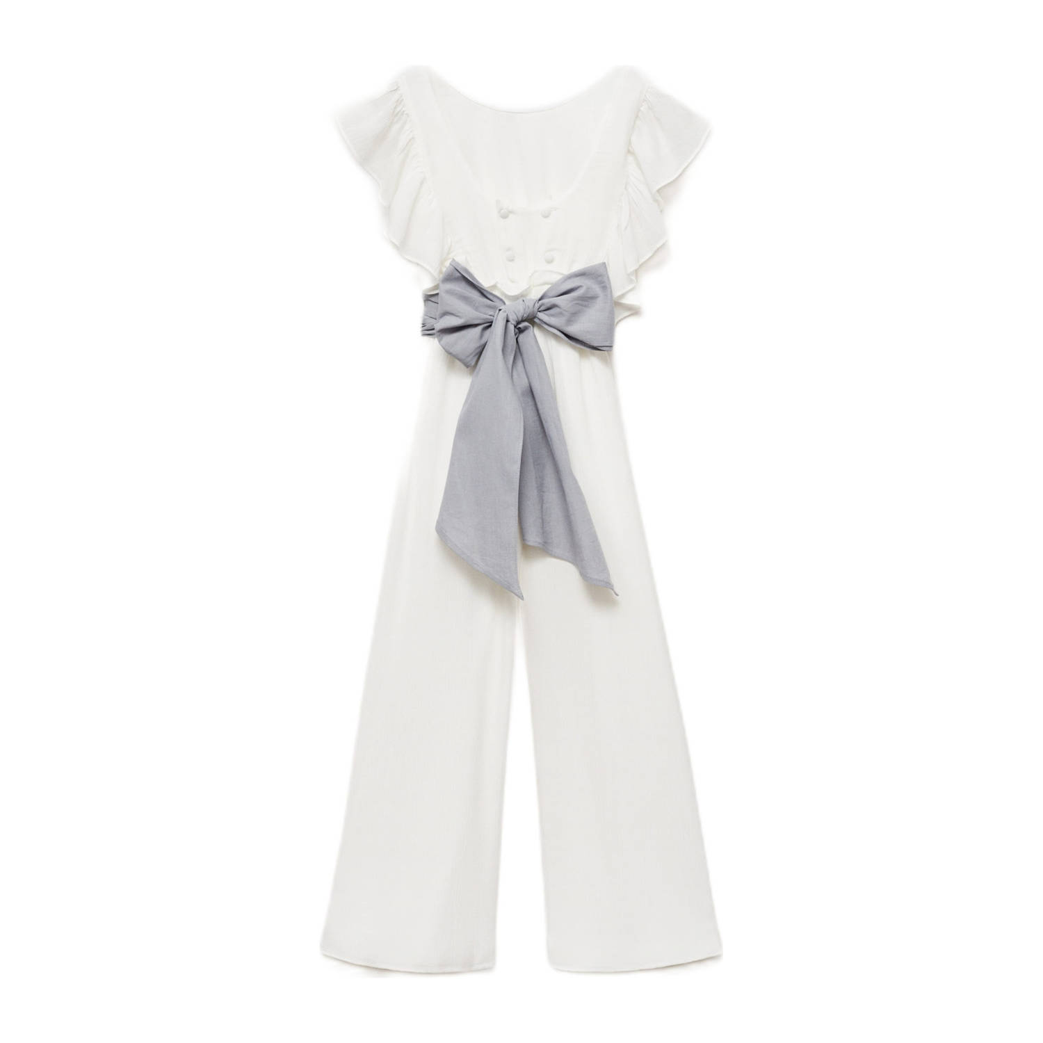 Mango Kids wide leg jumpsuit wit
