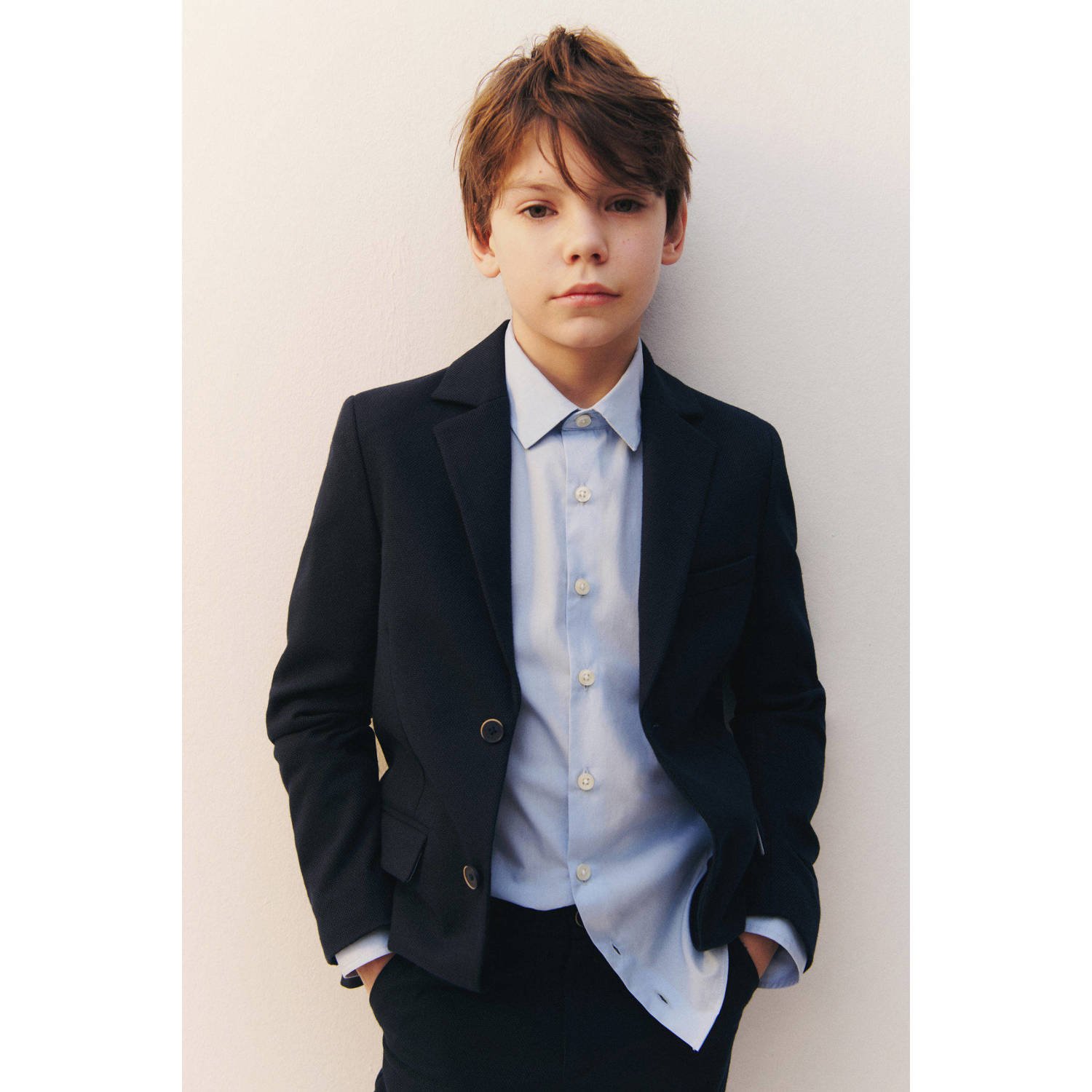 Mango Kids overhemd lichtblauw