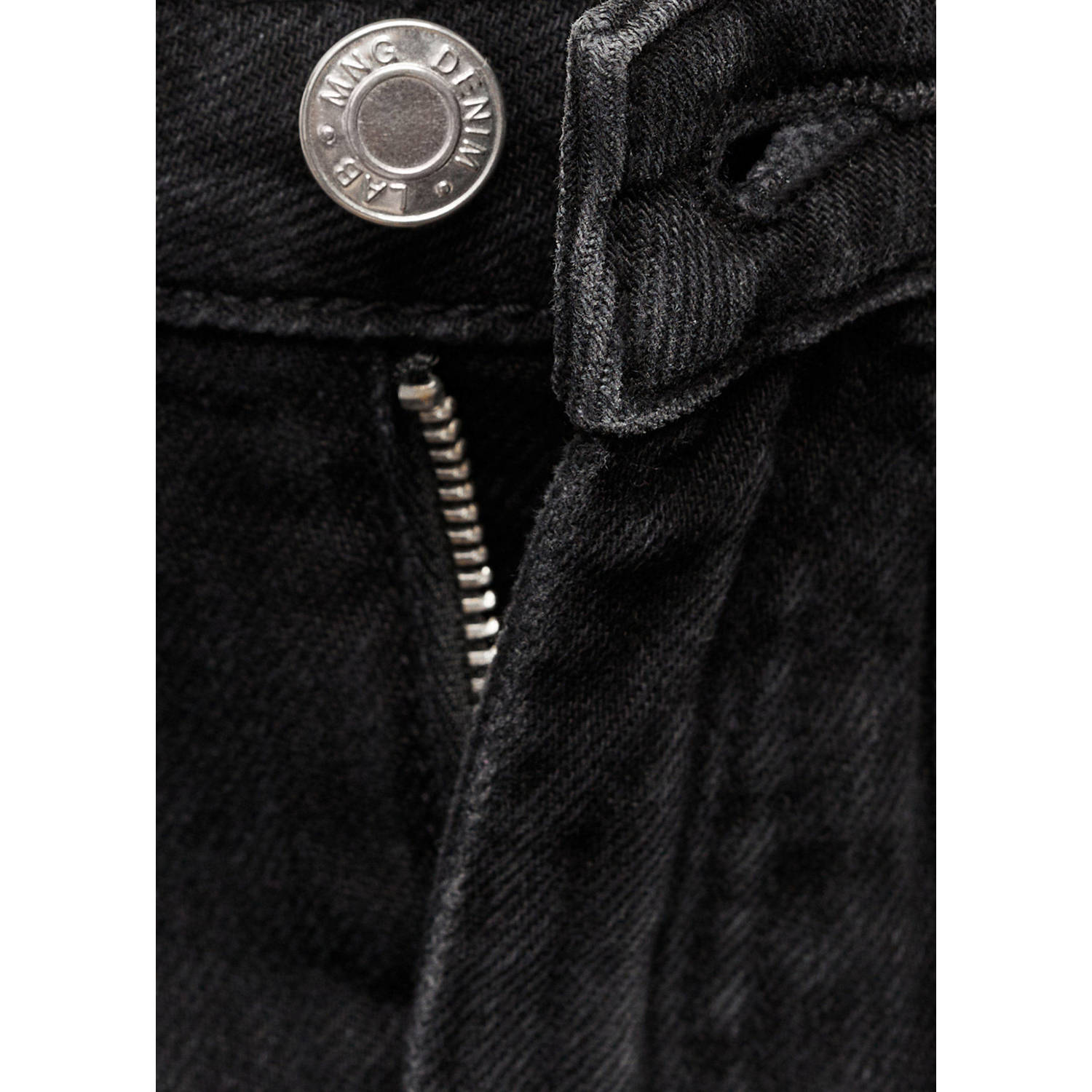 Mango Kids spijkerrok black denim