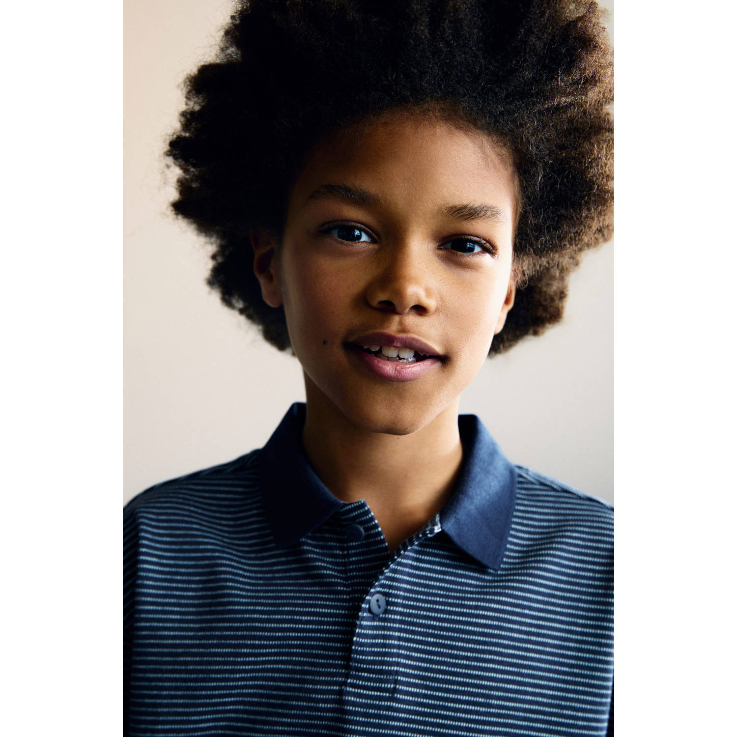 Mango Kids polo donkerblauw