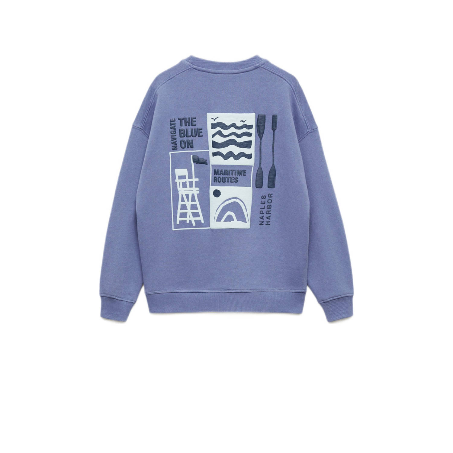 Mango Kids sweater paars
