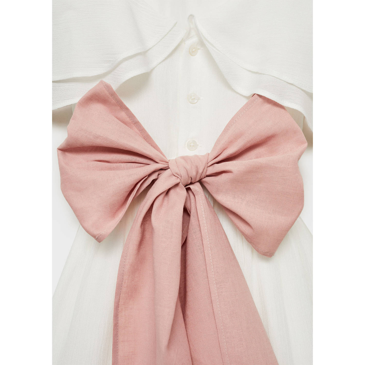 Mango Kids maxi jurk wit