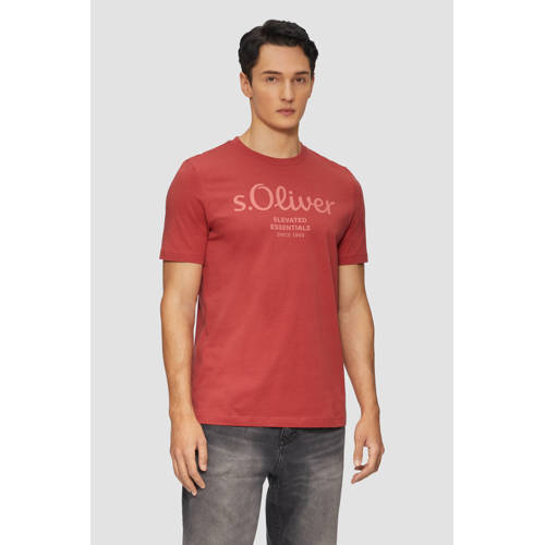 s.Oliver T-shirt rood afbeelding