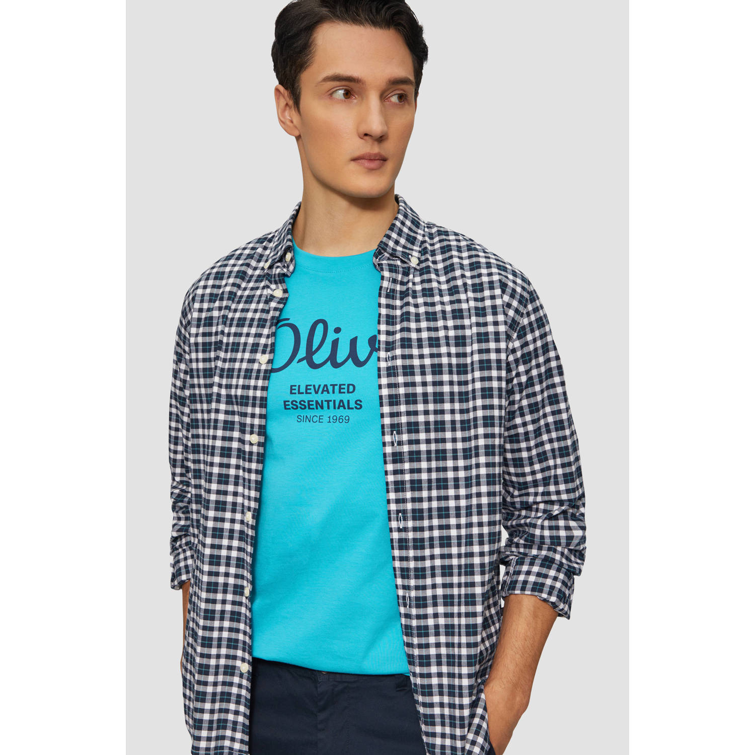 s.Oliver T-shirt blauw