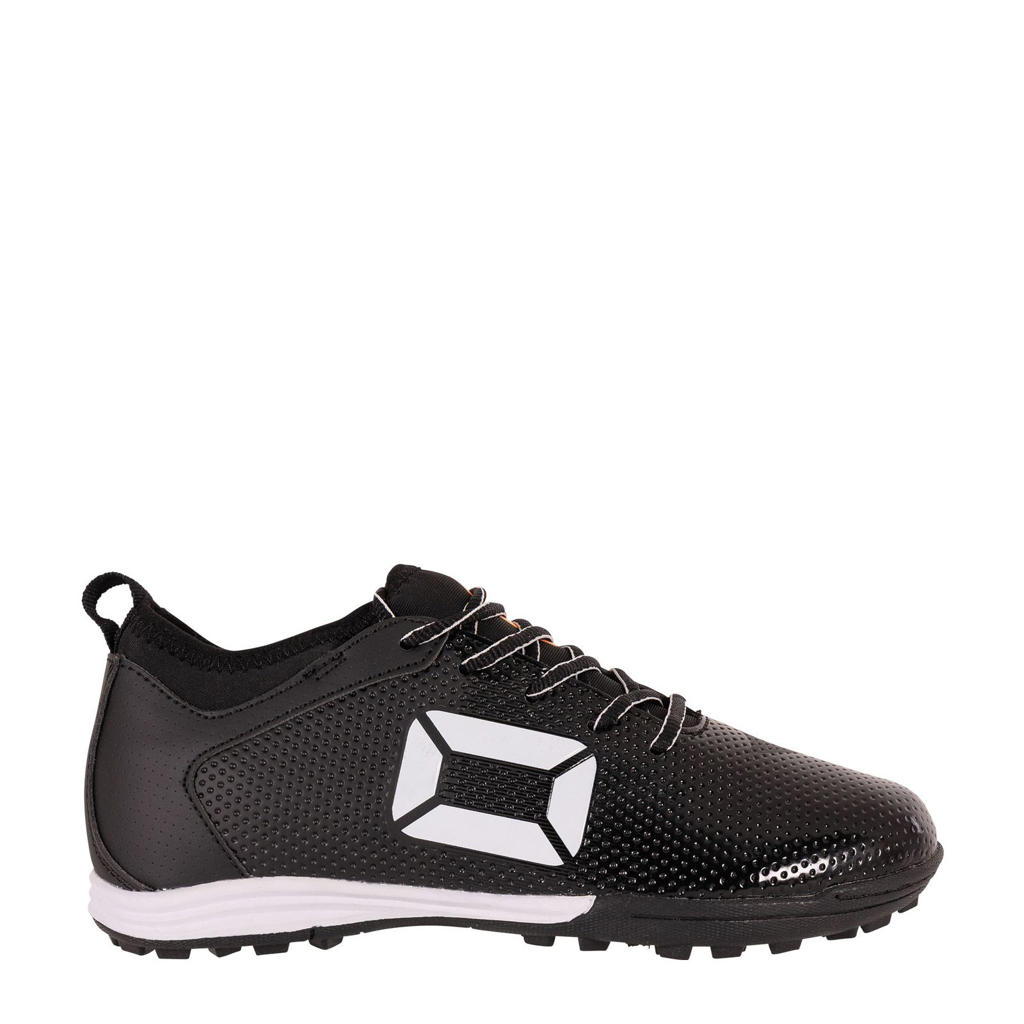 Zwart en witte jongens en meisjes Stanno Fulture TF junior voetbalschoenen van imitatieleer/voering: mesh/voetbed: mesh
