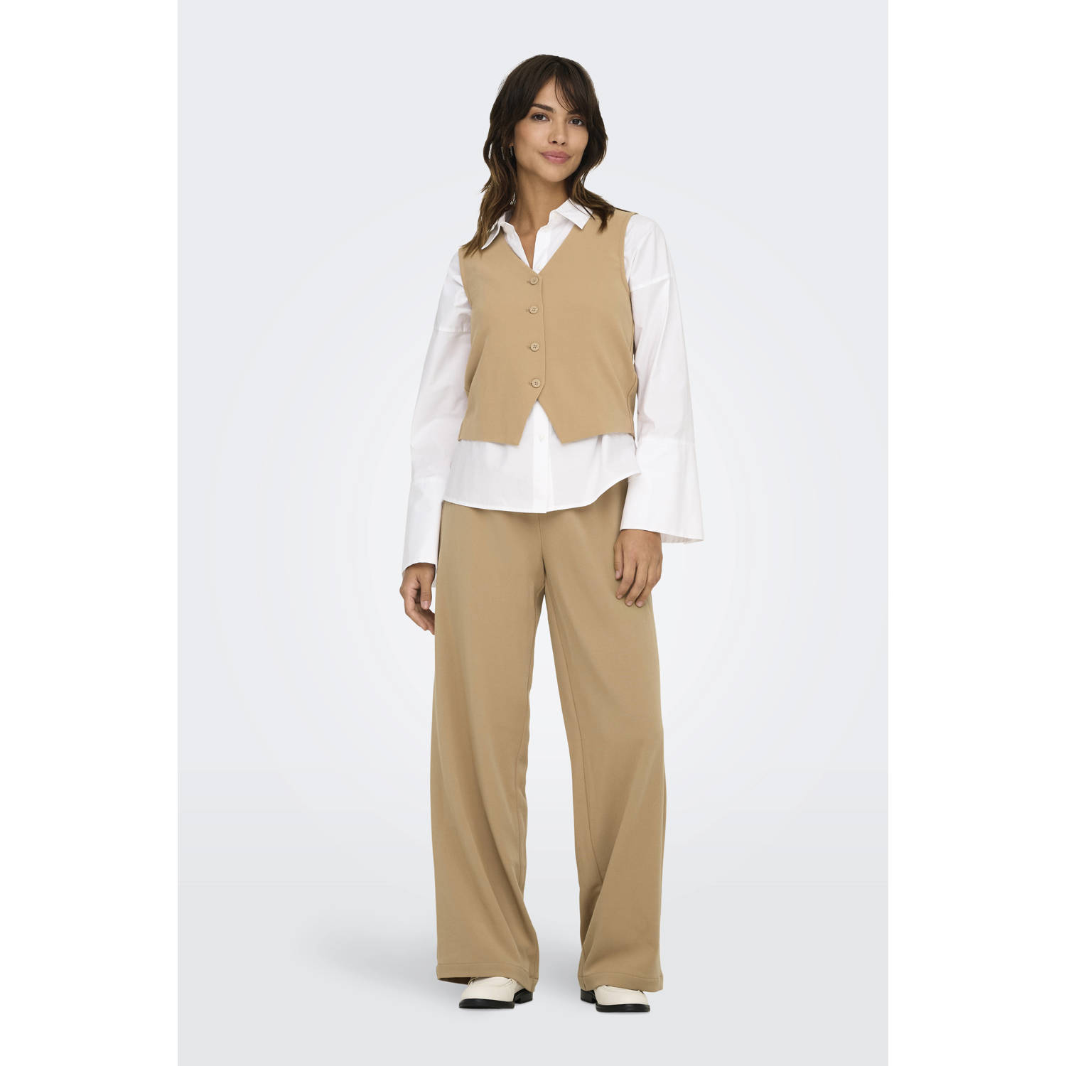 ONLY gilet camel