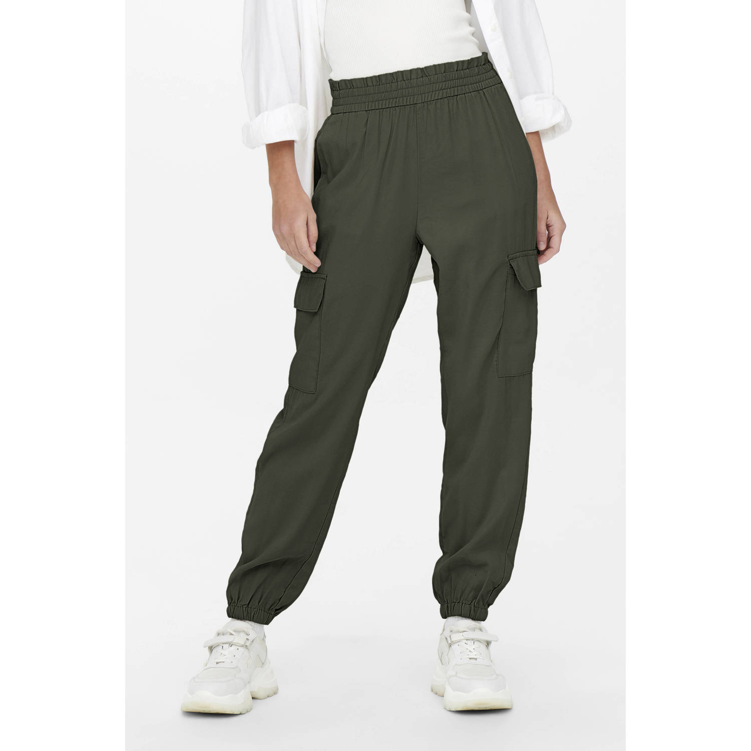 ONLY regular high waist casual broek