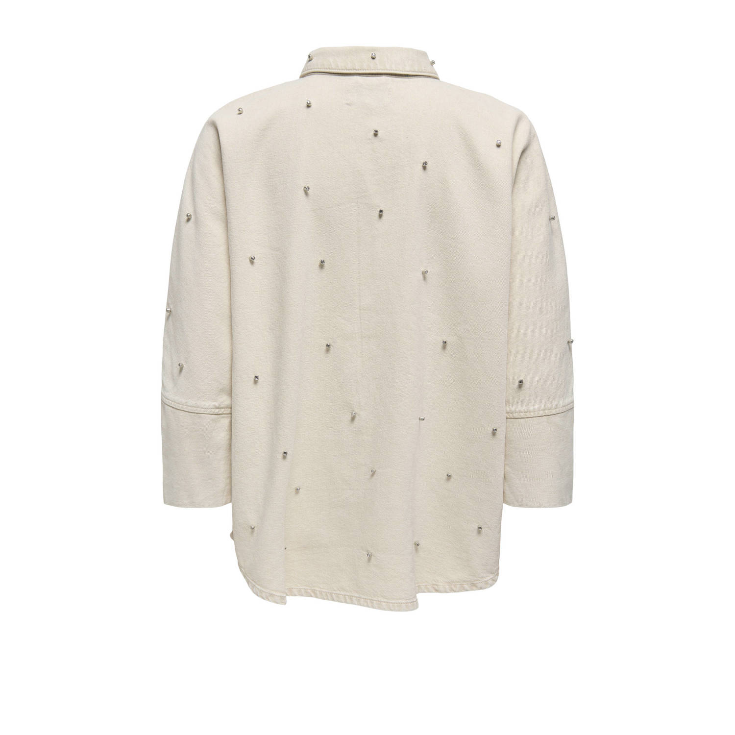 ONLY blouse ecru met parels