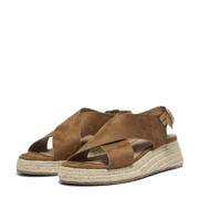 thumbnail: ONLY Onlminerva-2 Mf Cross Strap Wedge  sandalen cognac