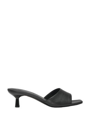 Onlarie-1 Pu Heeld Mule muiltjes zwart