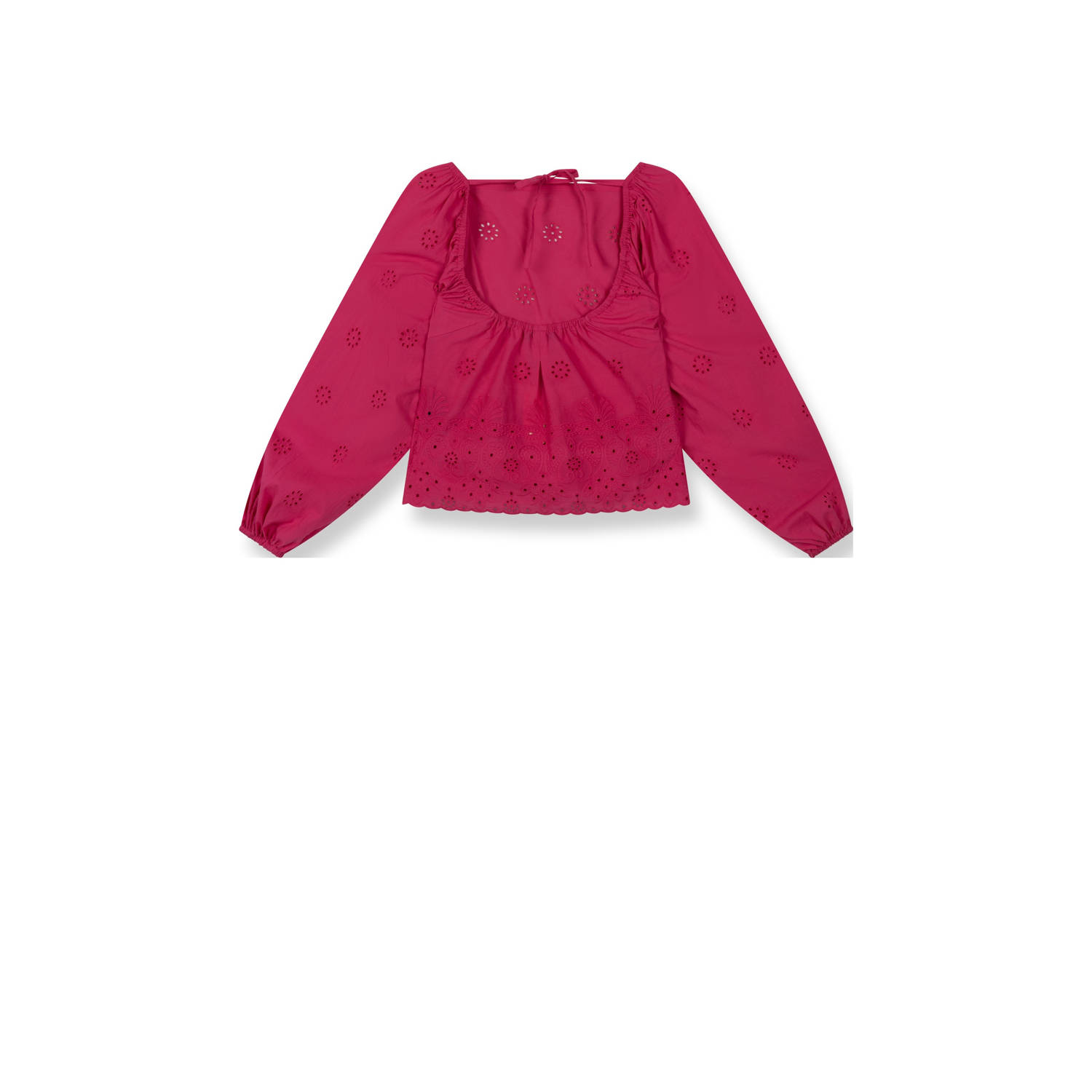 Refined Department top roze broderie