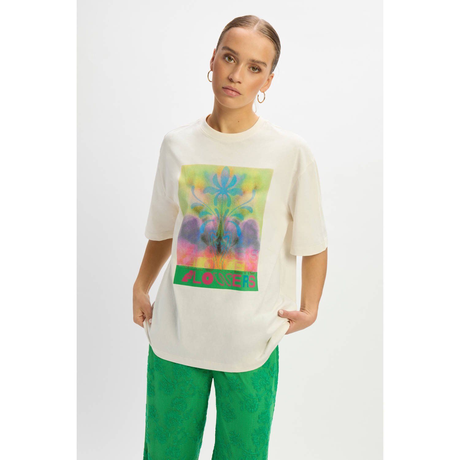 REFINED DEPARTMENT Dames Tops & T-shirts Maggy Ecru