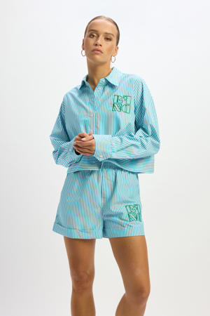 blouse blauw