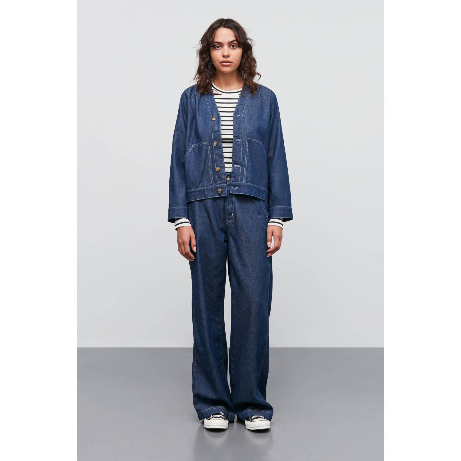MADS NØRGAARD COPENHAGEN spijkerjas dark blue denim