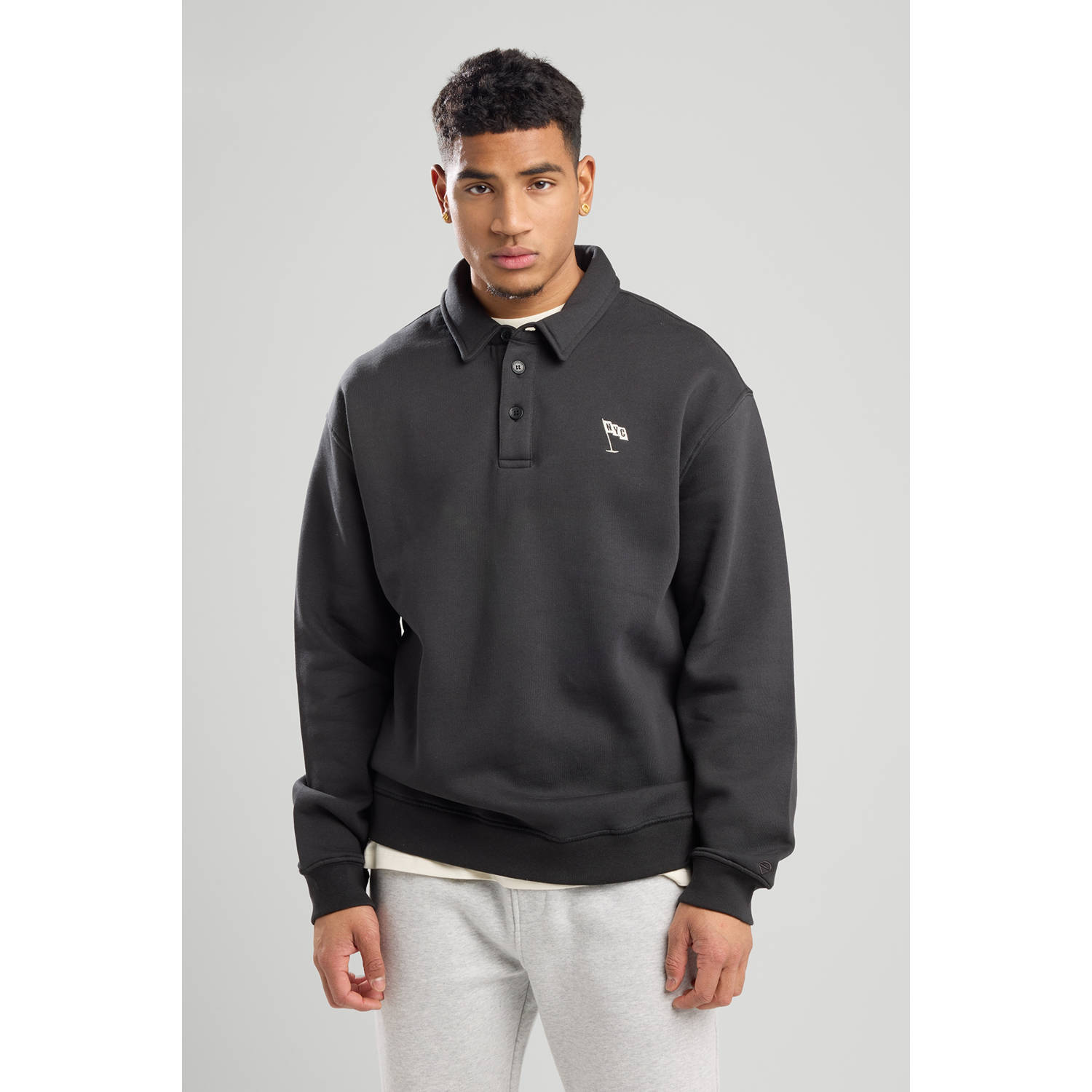 America Today sweater zwart