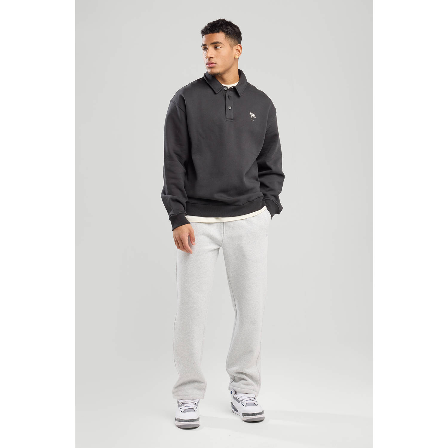 America Today sweater zwart