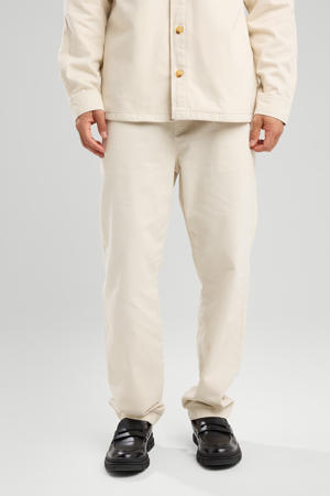 relaxed casual broek beige
