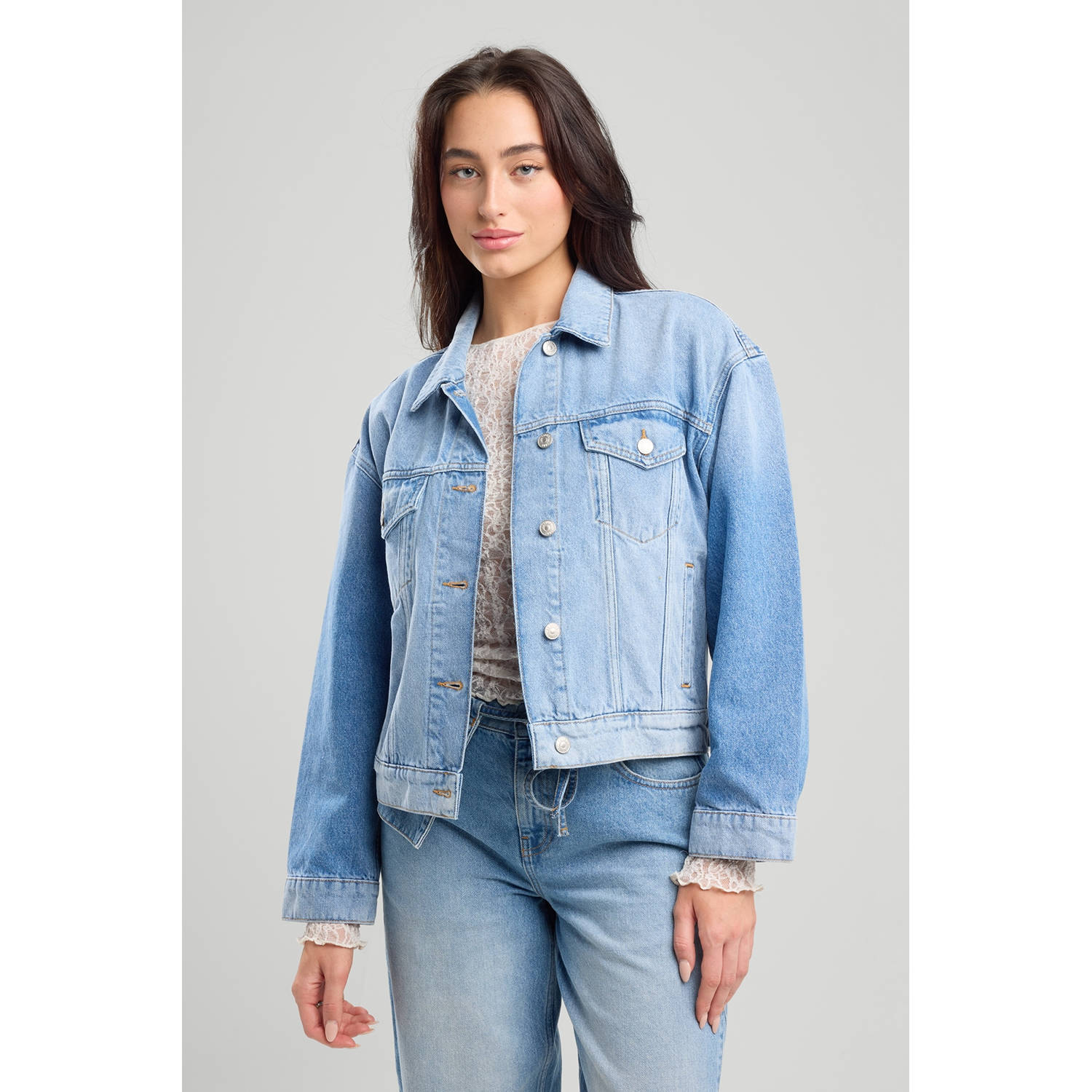 America Today spijkerjas light blue denim